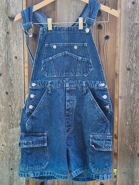 ADORABLE DYNA Sport Shorts Overalls Women's Size 1 Cargo Short Overalls